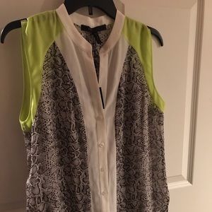 NWT BCBG MaxAzria Ellen Sleeveless Blouse